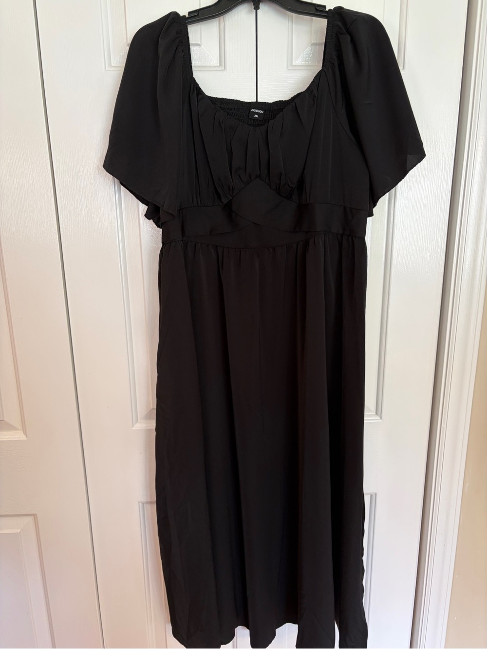 Black Women's Maxi Dress 2X
